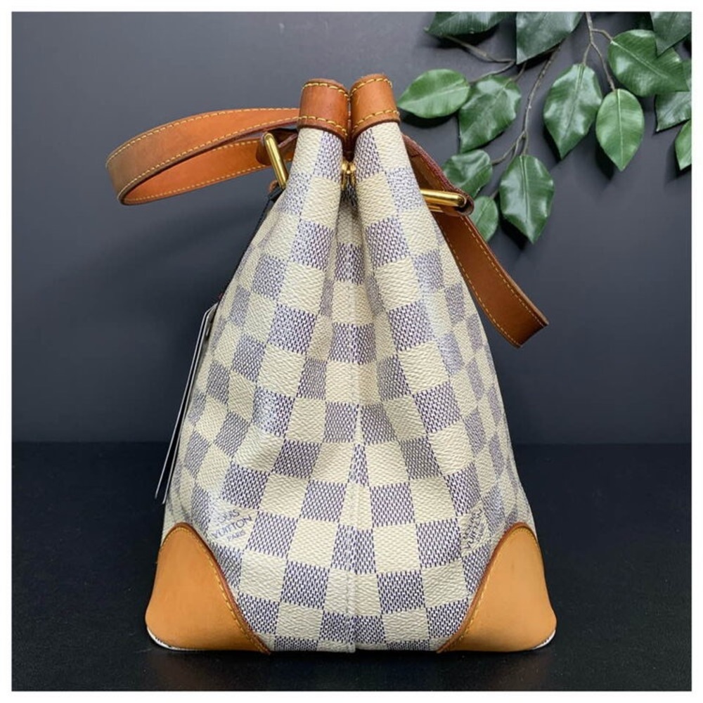 LOUIS VUITTON • DAMIER AZUR HAMPSTEAD PM BAG - Picture 9 of 13